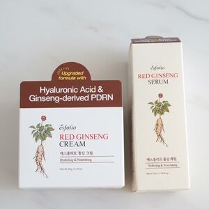 Set Esfolio Red Ginseng Cream and Serum Set New